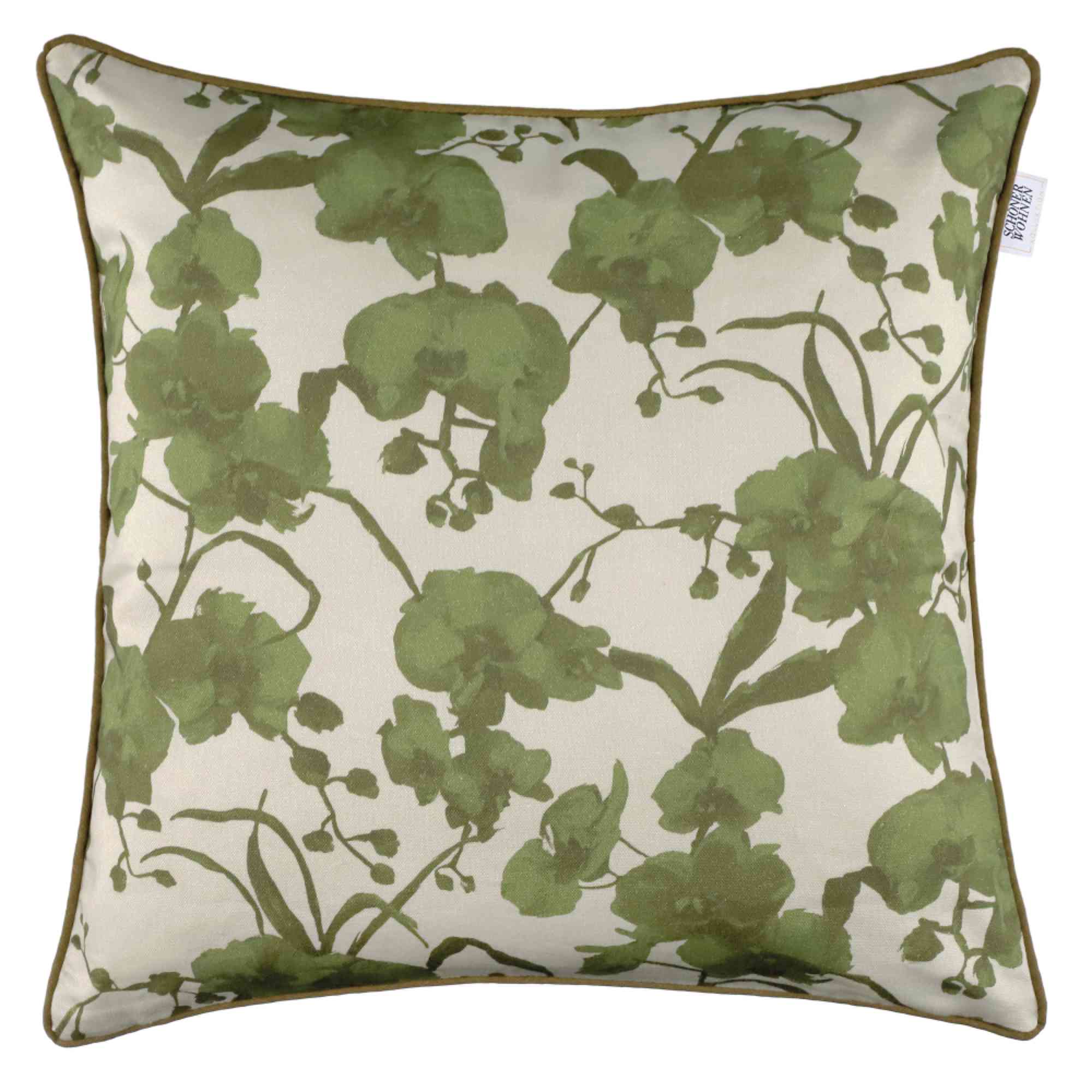 Kissenhülle Orchid mit floralem Design 45 x 45 cm