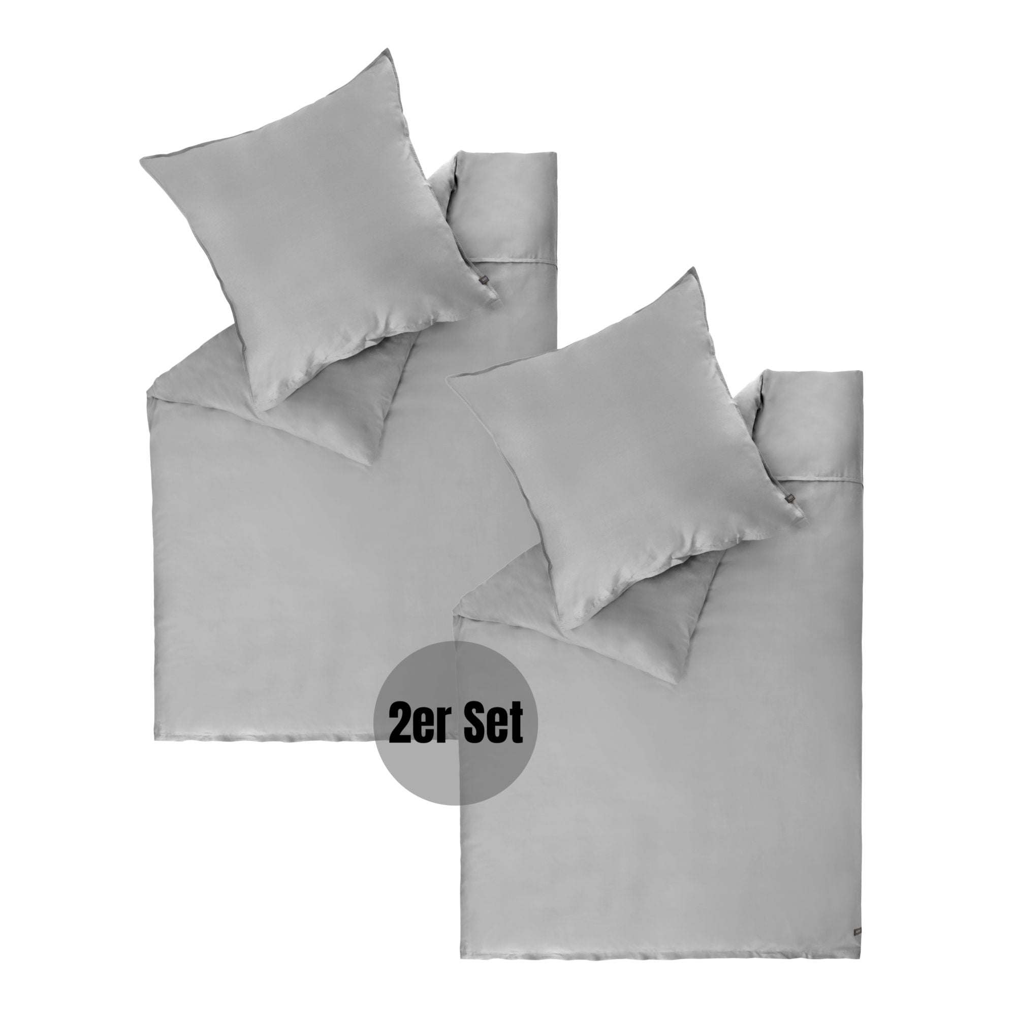 Satin Bettwäsche Set 100% Baumwolle – Verschiedene Größen & Farben
