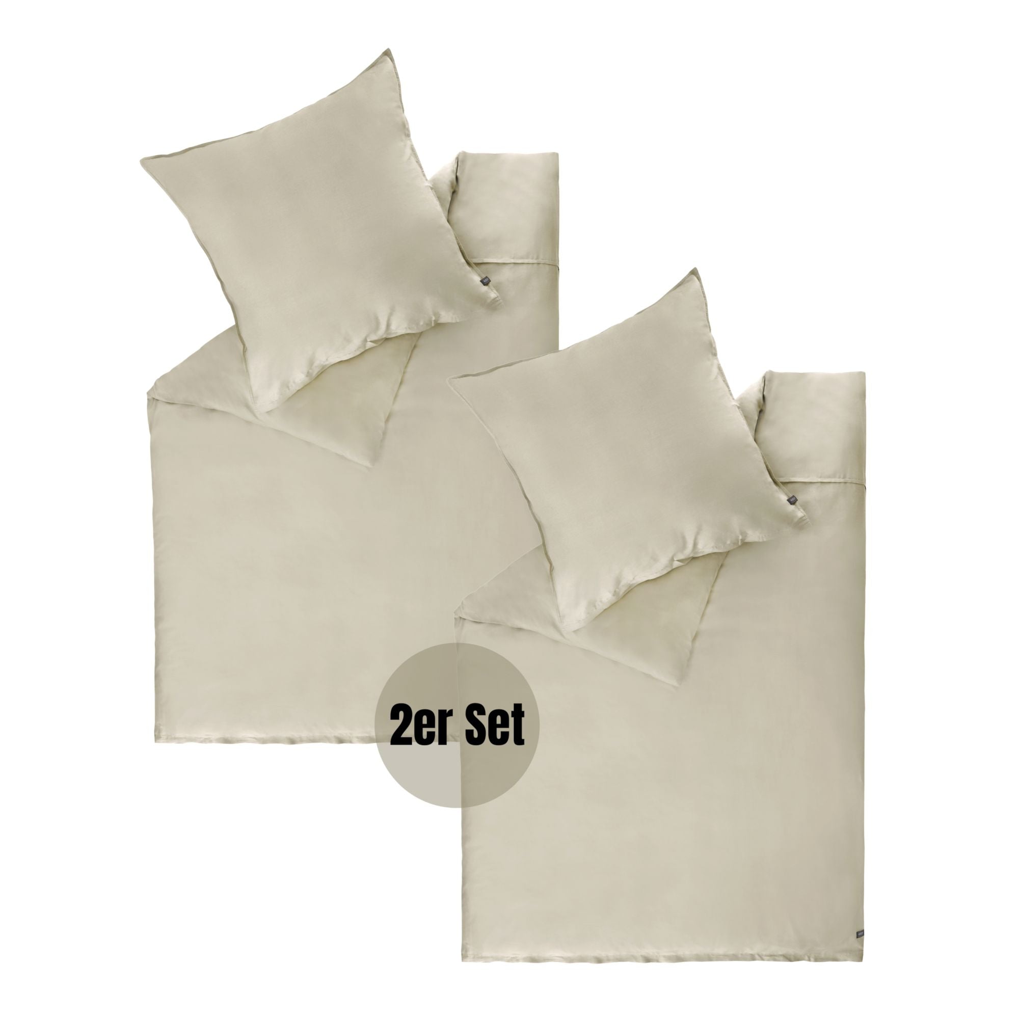 Satin Bettwäsche Set 100% Baumwolle – Verschiedene Größen & Farben