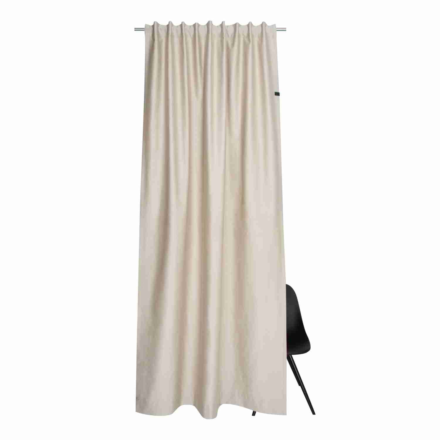 Fertigvorhang Soft • mit verdecktem Schlaufenband • blickdicht
