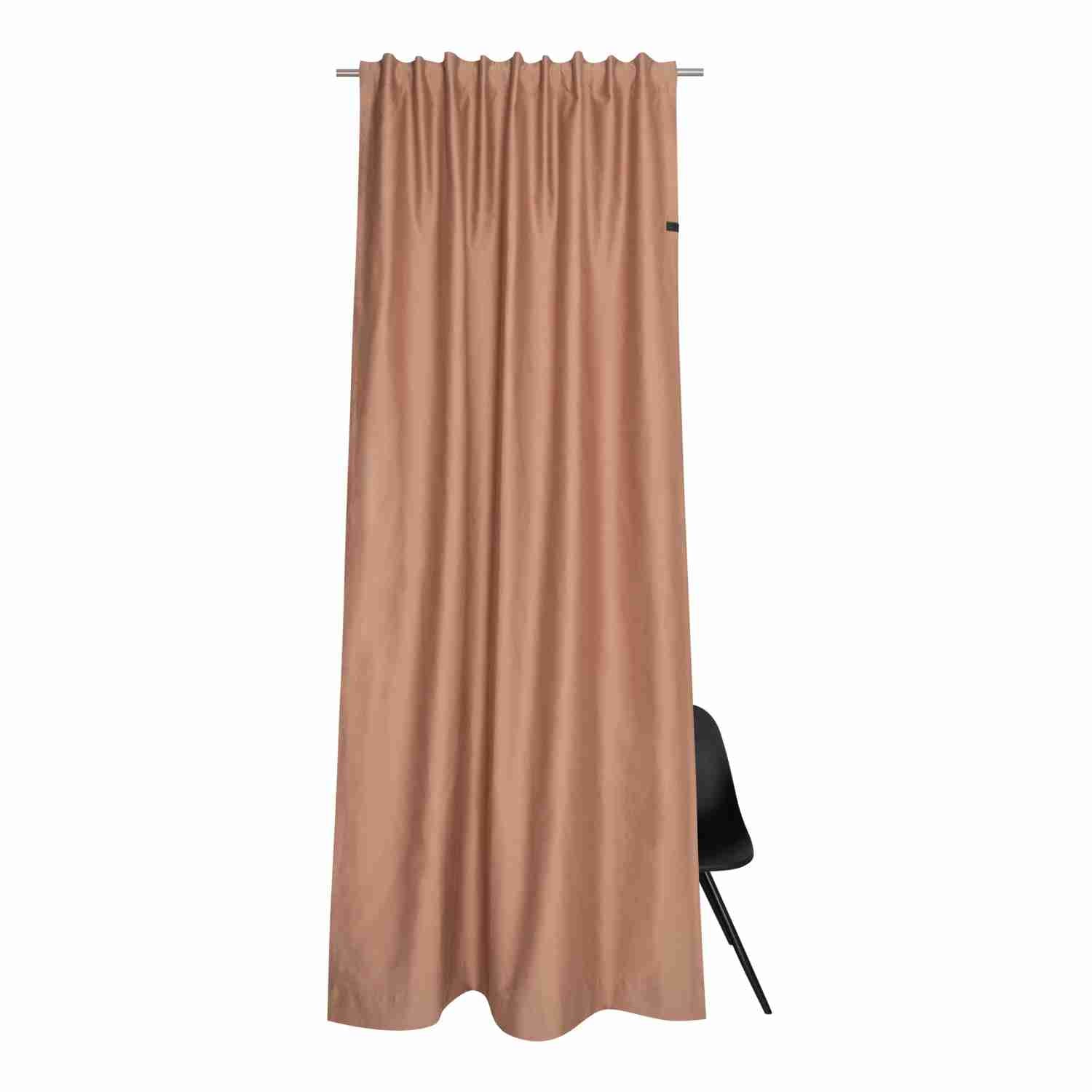 Fertigvorhang Soft • mit verdecktem Schlaufenband • blickdicht