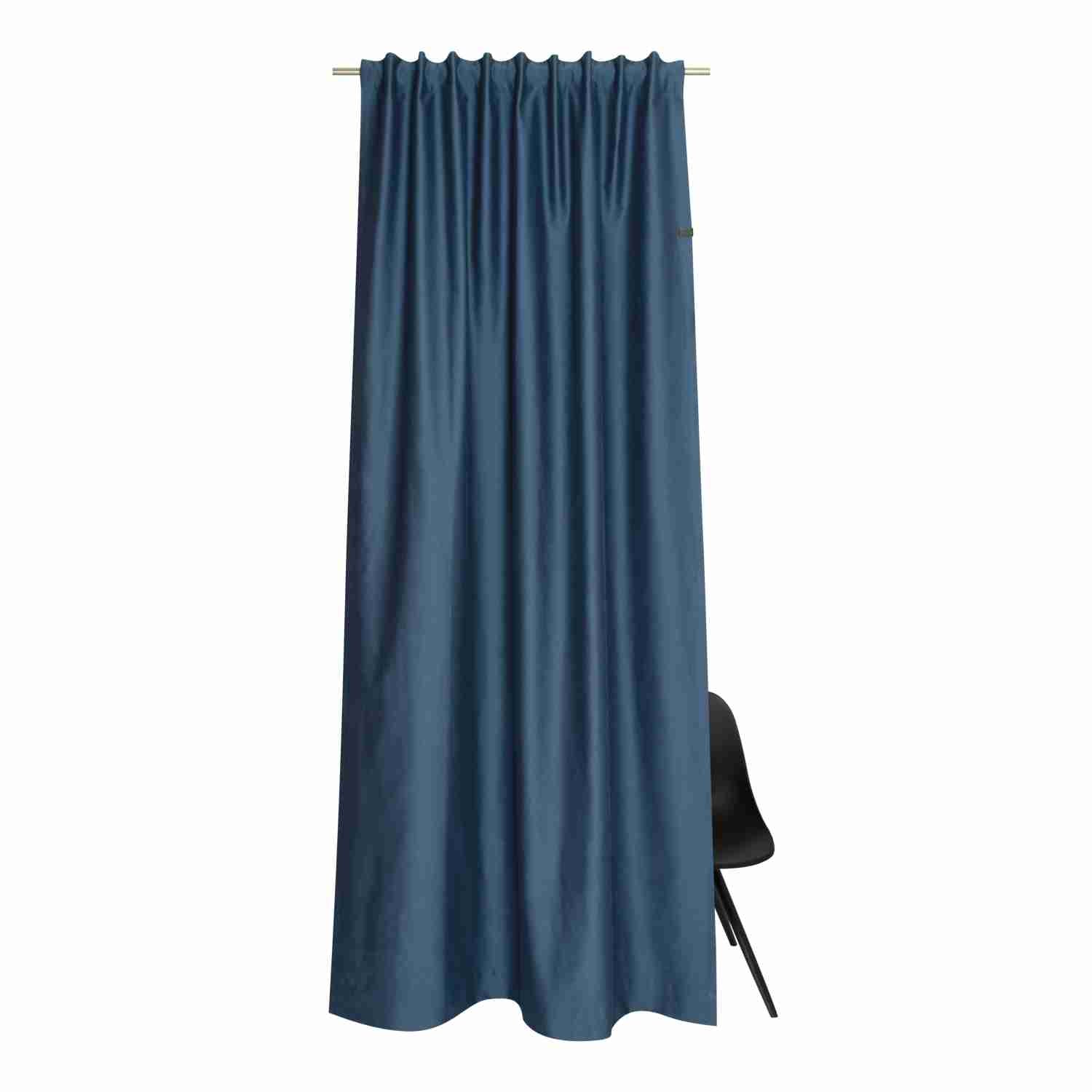Fertigvorhang Soft • mit verdecktem Schlaufenband • blickdicht