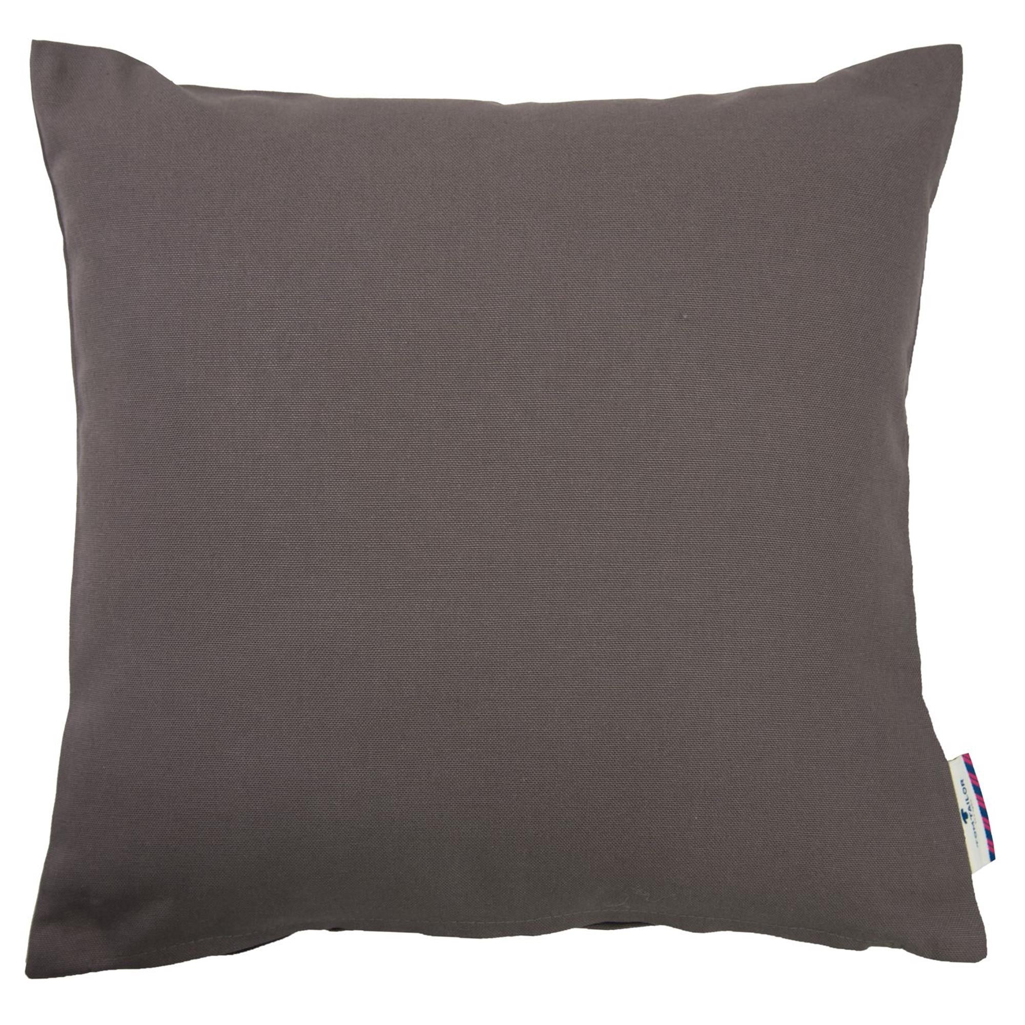 Deko Zierkissenhülle Dove • Uni-Design • 100% Baumwolle • 40x40 cm