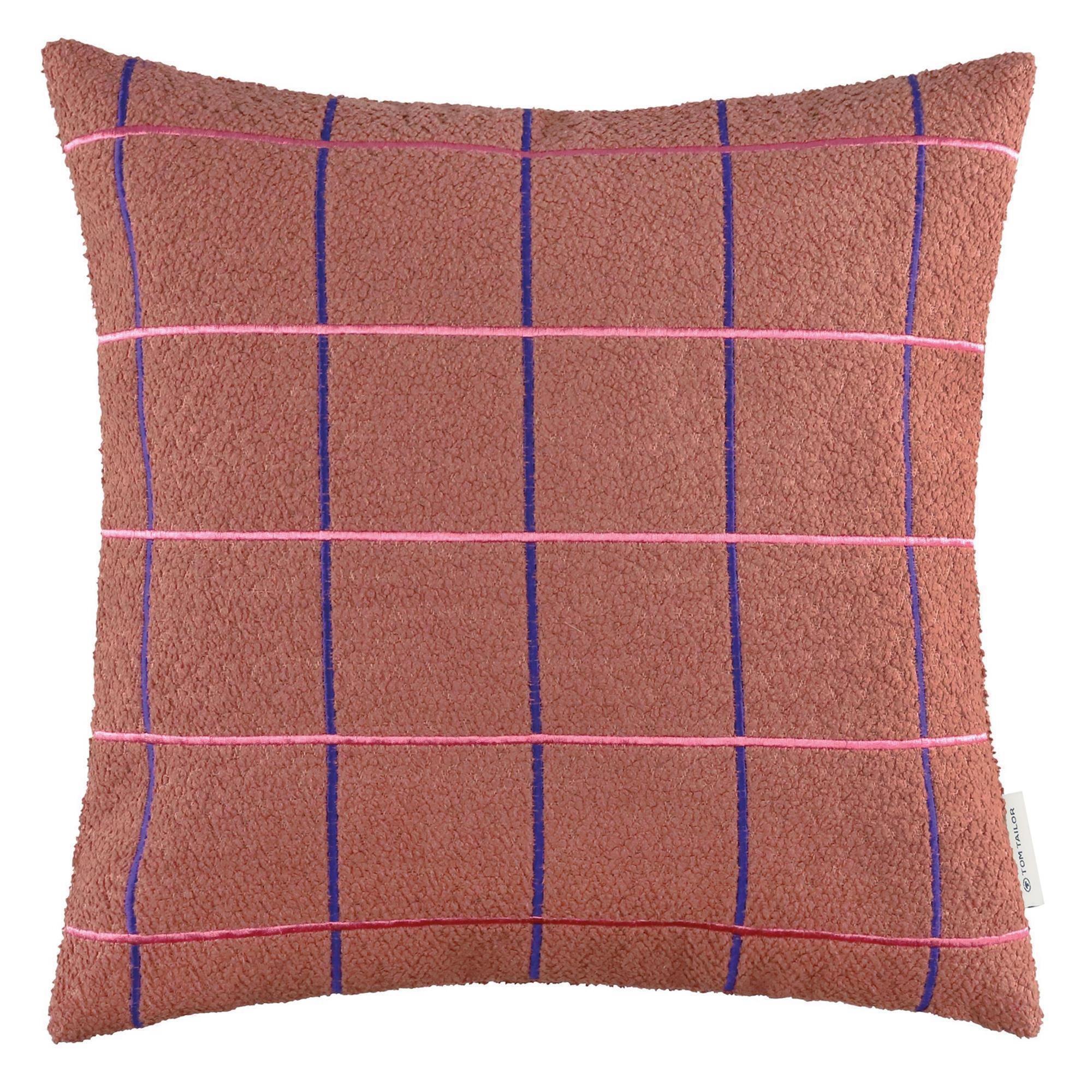 Kissenhülle in Boucleoptik 40 x 40 cm