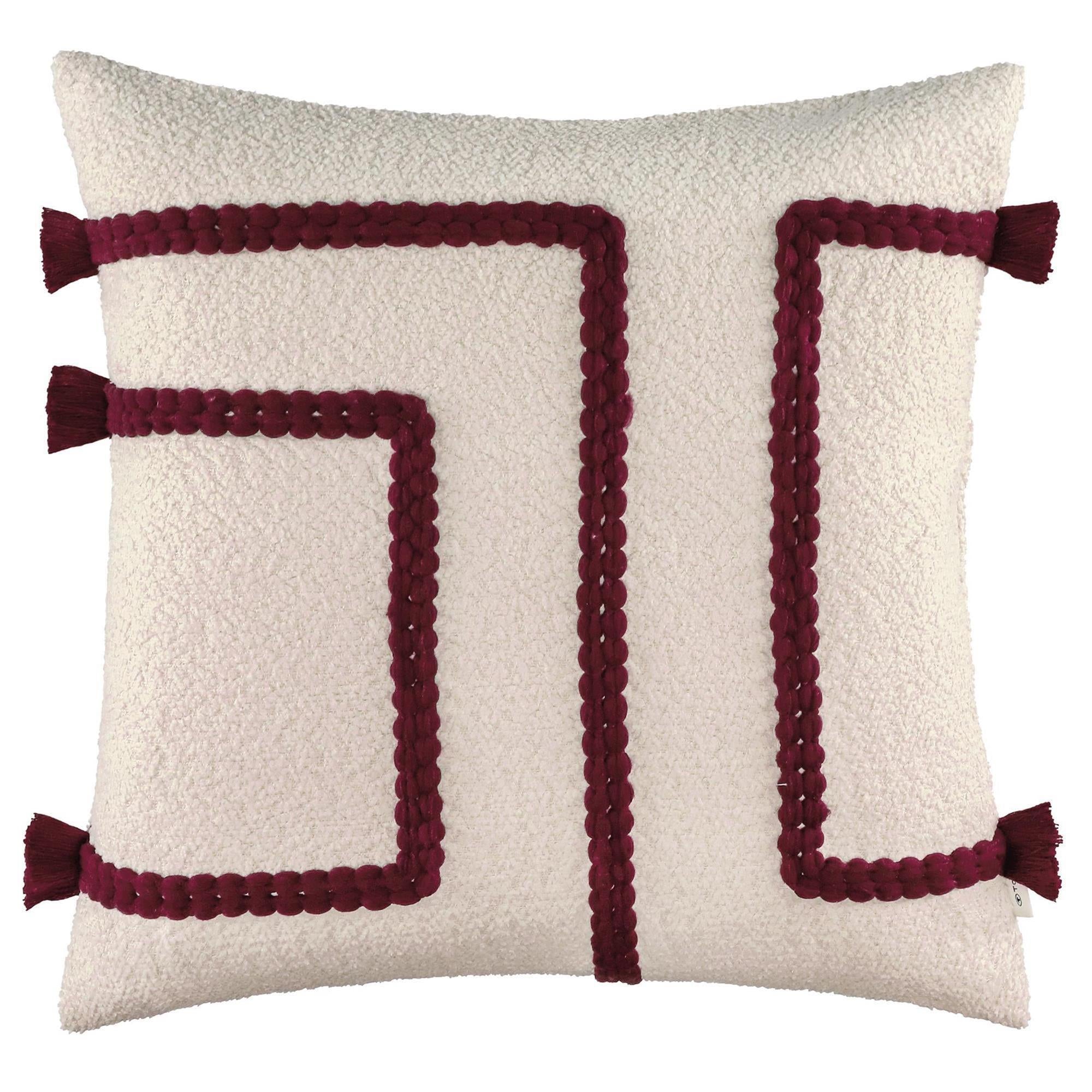 Kissenhülle aus Boucle 45 x 45 cm