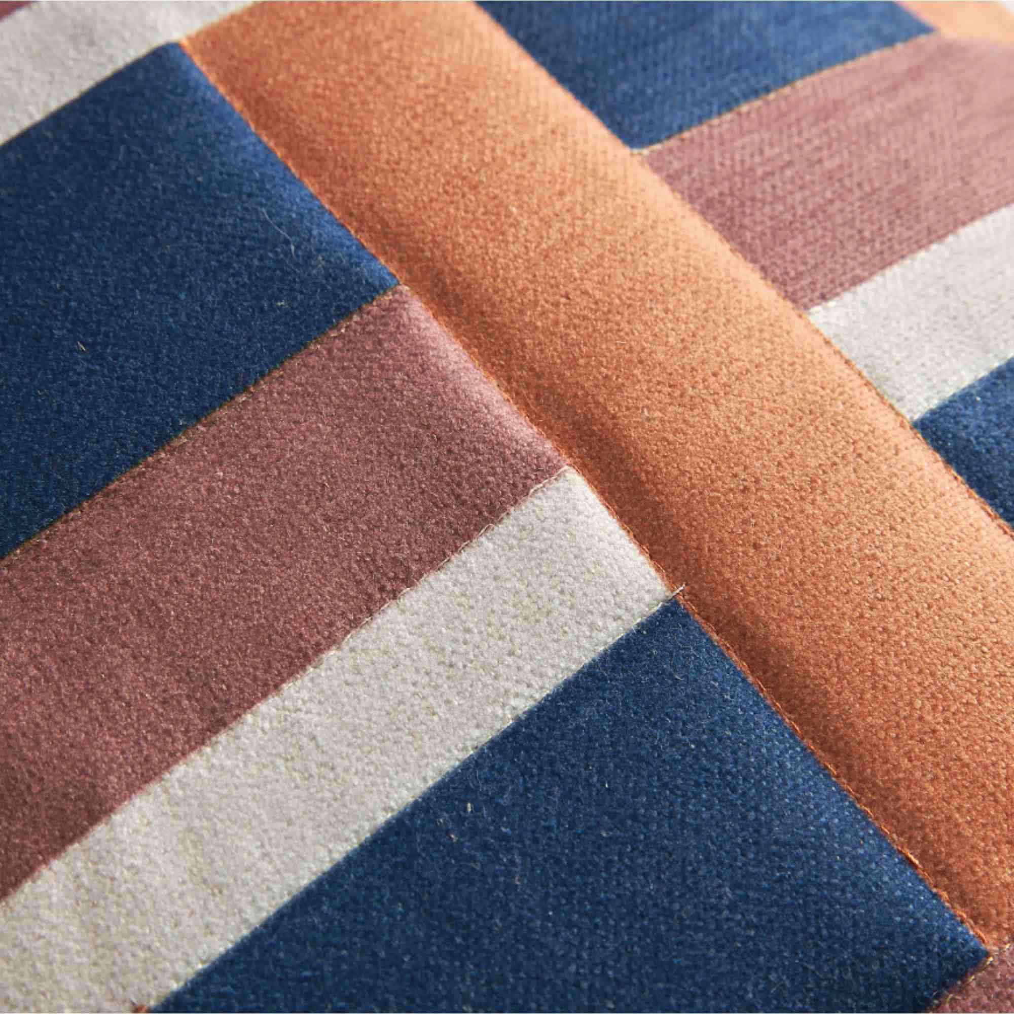Kissenhülle Multi Check mit grafischem Muster  45 x 45 cm