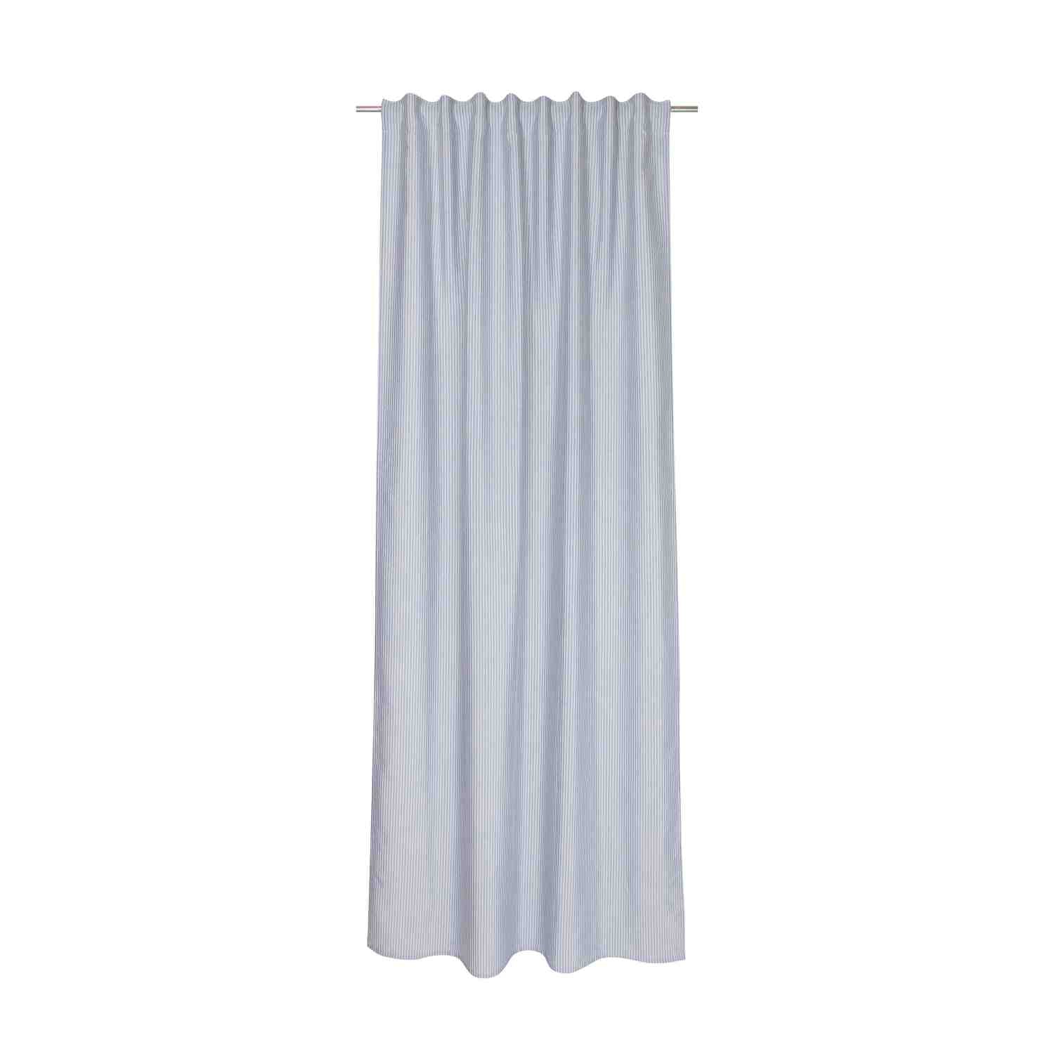 Schlaufenschal Pin Stripe • Streifenmuster • verdeckte Schlaufen • Blichdicht • 130 x 250 cm - WohnDirect.com - Heimtextilien für stilvolles Wohnambiente