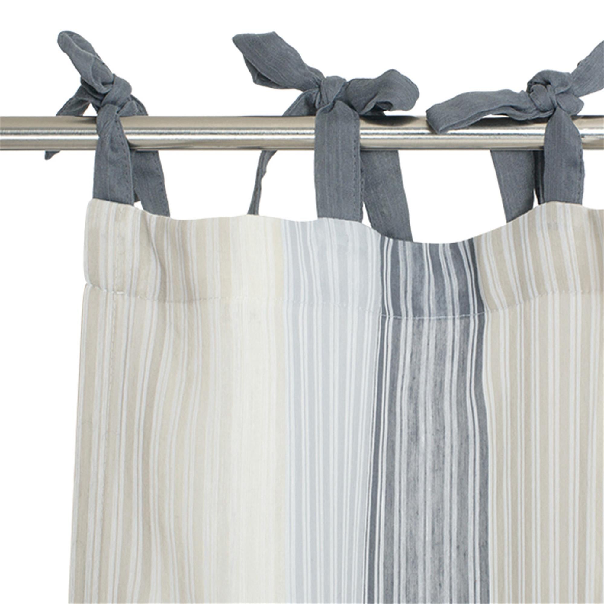 Fertigvorhang Stroke • mit Gardinenband • halbtransparent • 130x250cm