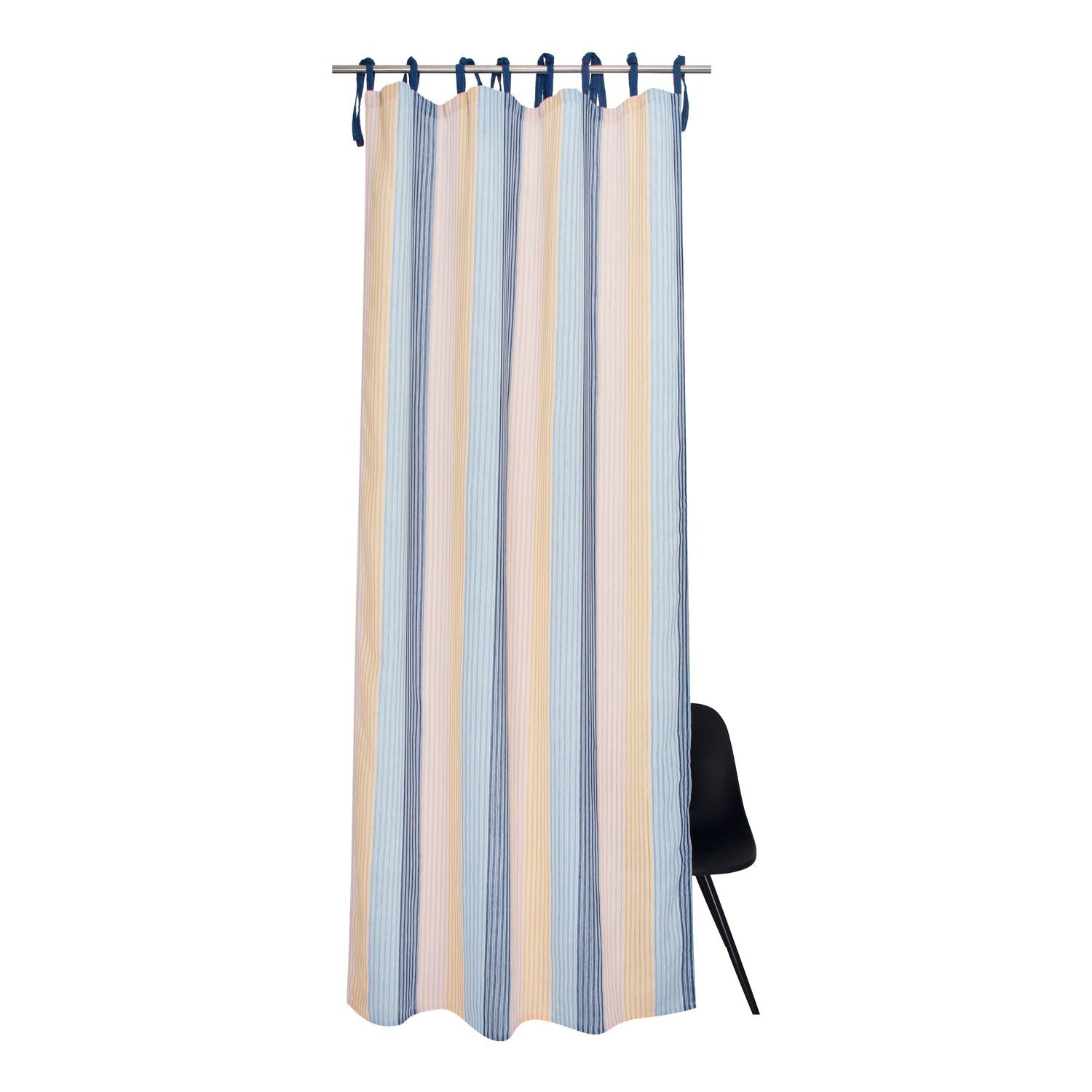 Fertigvorhang Stroke • mit Gardinenband • halbtransparent • 130x250cm