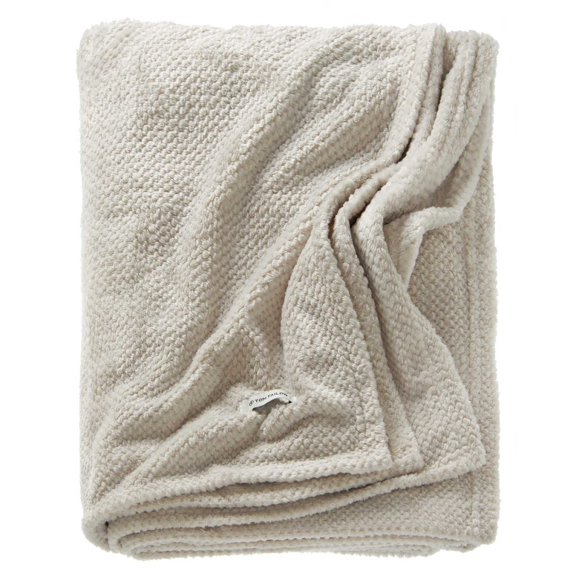 TT Plaid Structure aus Polyesterfleece uni