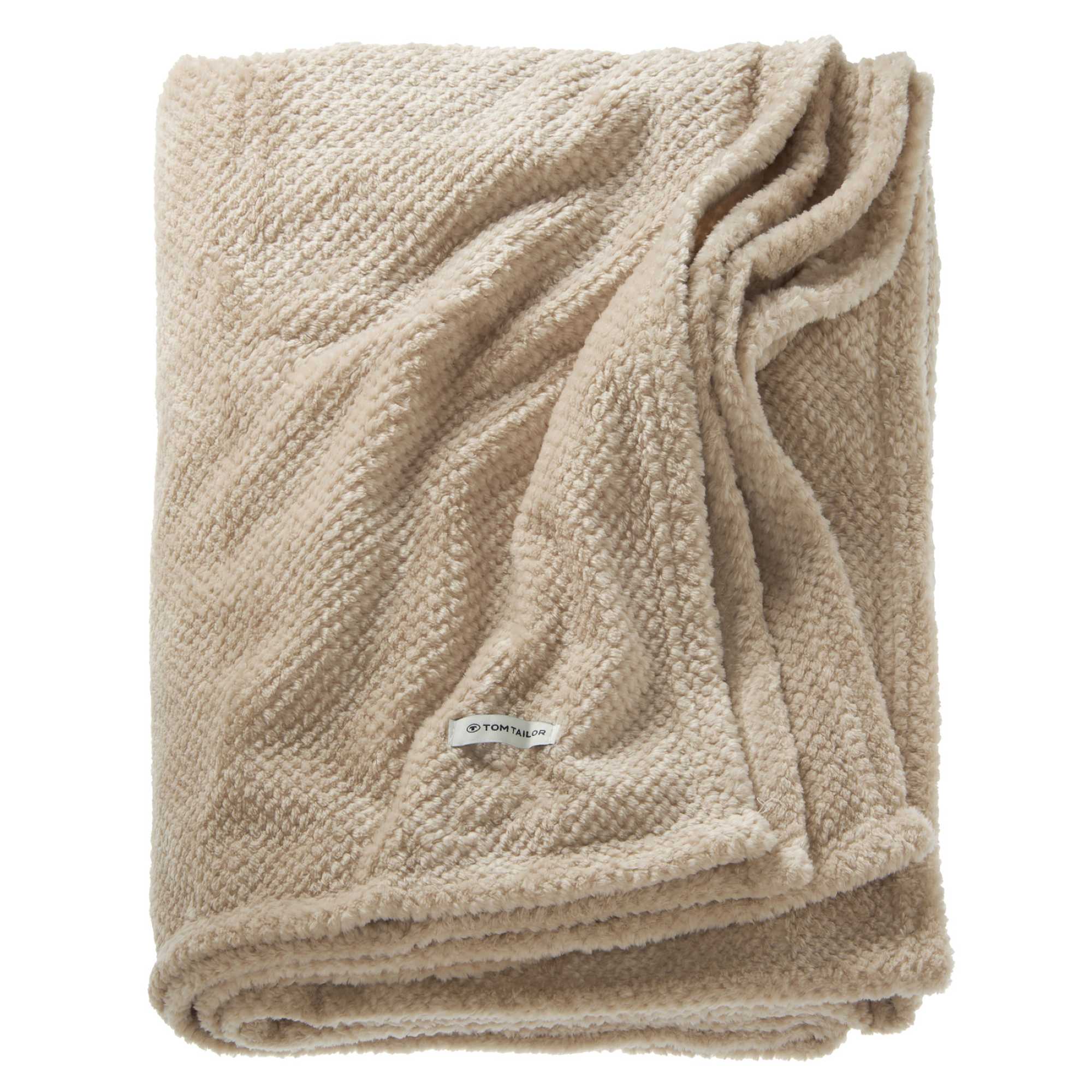 TT Plaid Structure aus Polyesterfleece uni