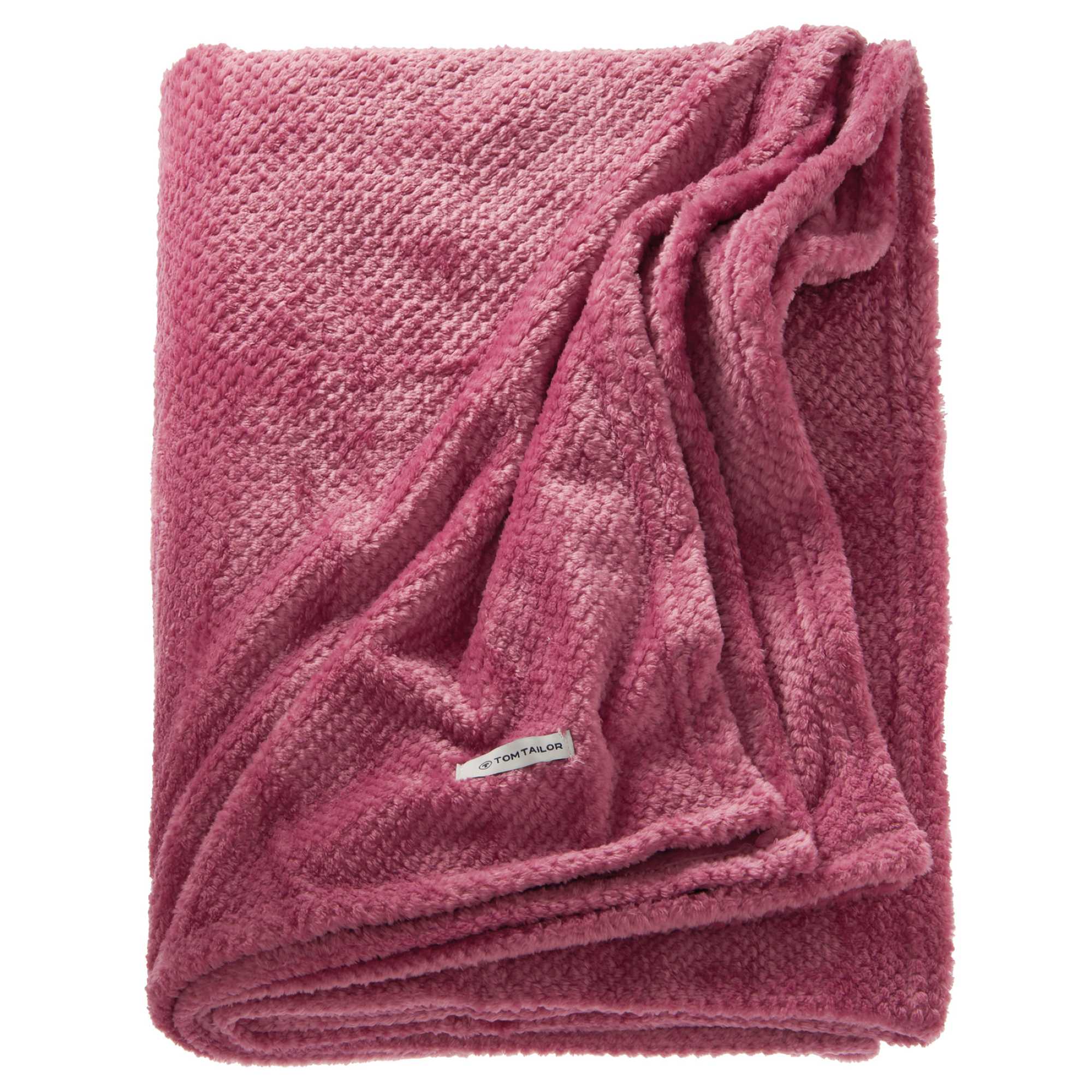 TT Plaid Structure aus Polyesterfleece uni