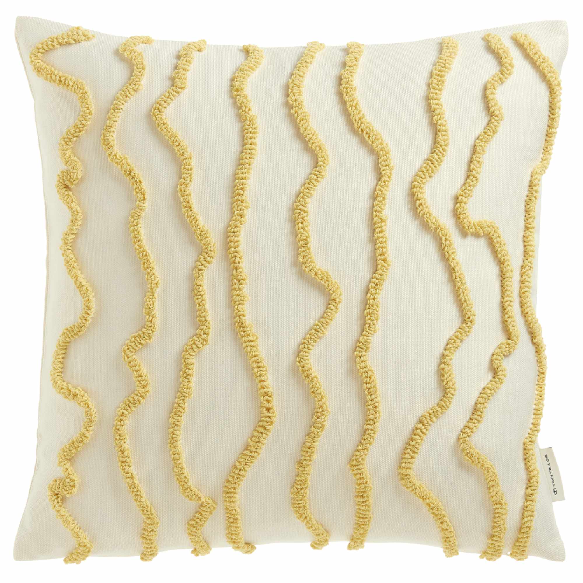 Zierkissenhülle Wavy mit Needle-Punch Stickerei