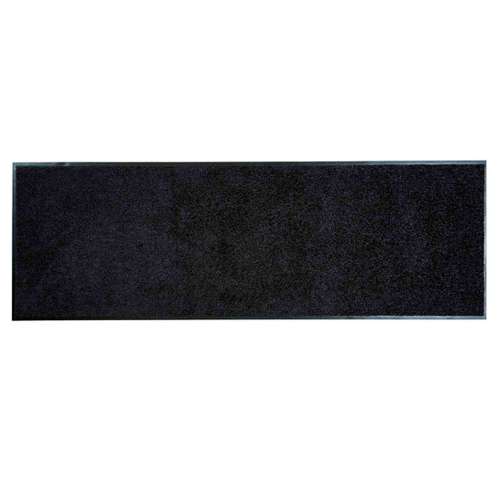 Schmutzfangmatte Proper Tex Uni • waschbar • 5 Größen-Fußmatten Einfarbig-ASTRA-Schwarz-60 x 180 cm-Wohndirect - Fußmatten, Badematten und mehr