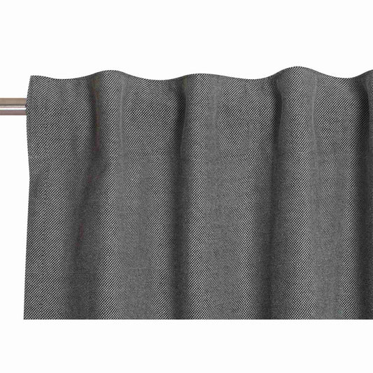 Fertigvorhang Solo • mit verdecktem Schlaufenband • blickdicht-Schlaufenvorhang-SCHÖNER WOHNEN-Kollektion-Grau-130 x 300 cm-Wohndirect - Fußmatten, Badematten und mehr